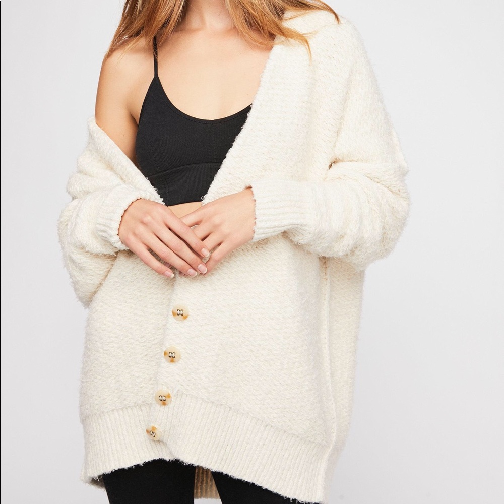 New Free People Oversized Cardigan